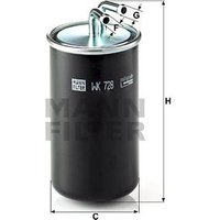 MANN Mitsubishi Lancer Fuel Filter - In-Line | WK728 | GSF Car Parts