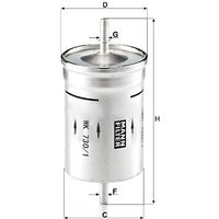 MANN Skoda Octavia Fuel Filter - In-Line | WK730/1 | GSF Car Parts