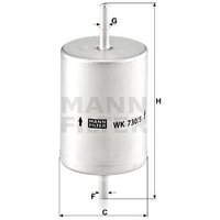MANN Ford Mondeo Fuel Filter - In-Line | WK730/5 | GSF Car Parts