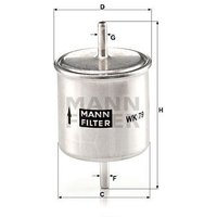 MANN Ford Ka Fuel Filter - In-Line | WK79 | GSF Car Parts