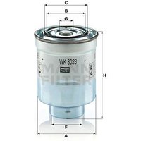 MANN Toyota Avensis Fuel Filter - Screw-On | WK8028Z | GSF Car Parts