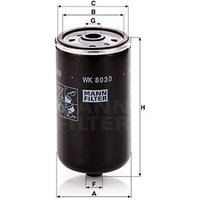 MANN Hyundai Ix20 Fuel Filter - Screw-On | WK8030 | GSF Car Parts