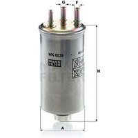 MANN Dacia Duster Fuel Filter - In-Line | WK8039 | GSF Car Parts
