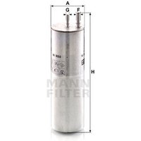 MANN Volkswagen California Fuel Filter - In-Line | WK8058 | GSF Car Parts