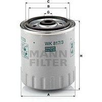 MANN Daewoo Musso Fuel Filter - Screw-On | WK817/3X | GSF Car Parts