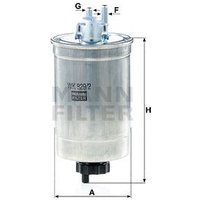 MANN Fiat Doblo Fuel Filter - In-Line | WK829/2 | GSF Car Parts