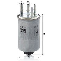 MANN Jaguar Xf Fuel Filter - In-Line | WK829/5 | GSF Car Parts