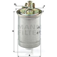 MANN Volkswagen Lupo Fuel Filter - In-Line | WK841 | GSF Car Parts