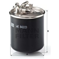 MANN Jeep Grand Cherokee Fuel Filter - In-Line | WK842/23X | GSF Car Parts