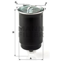 MANN Ford Courier Fuel Filter - In-Line | WK842/3 | GSF Car Parts