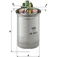 MANN Volkswagen Sharan Fuel Filter - In-Line | WK842/4 | GSF Car Parts