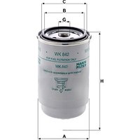 MANN Fiat Ducato Fuel Filter - Screw-On | WK842 | GSF Car Parts