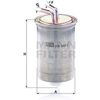 MANN Ford Courier Fuel Filter - In-Line | WK845/3 | GSF Car Parts