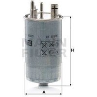 MANN Fiat Doblo Fuel Filter - In-Line | WK853/20 | GSF Car Parts