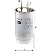 MANN Fiat Bravo Fuel Filter - In-Line | WK853/21 | GSF Car Parts