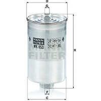 MANN Ford Capri Fuel Filter - In-Line | WK853 | GSF Car Parts