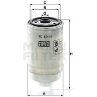 MANN Fiat Bravo Fuel Filter - Screw-On | WK854/6 | GSF Car Parts