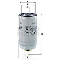 MANN Chrysler Voyager Fuel Filter - Screw-On | WK854/7 | GSF Car Parts