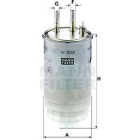 MANN Fiat Ducato Fuel Filter - In-Line | WK9053z | GSF Car Parts
