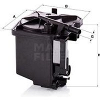 MANN Citroen C4 Fuel Filter - In-Line | WK939/2Z | GSF Car Parts