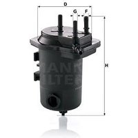 MANN Nissan Nv200 Fuel Filter - In-Line | WK939/9X | GSF Car Parts