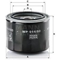 MANN Oil Filter - Screw On | WP914/80 | GSF Car Parts