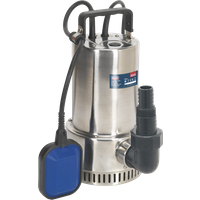 SEALEY Submersible Stainless Water Pump Automatic 250L/min 230V | WPS250A | GSF Car Parts