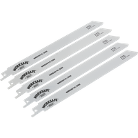 SEALEY Reciprocating Saw Blade Metal 225mm 18Tpi - Pack Of 5 | WRS3014/200 | GSF Car Parts