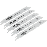 SEALEY Reciprocating Saw Blade 150mm 10Tpi - Pack Of 5 | WRS3018/150 | GSF Car Parts