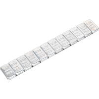 SEALEY Wheel Weight 5G Adhesive Zinc Plated Steel Strip Of 12 Pack Of 100 | WWSA5 | GSF Car Parts