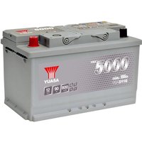 Yuasa Vauxhall And Opel Antara 116 5000 Series Car Battery - 5 Year Warranty | YBX5116 | GSF Car Parts