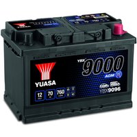 Yuasa Vauxhall And Opel Corsa 096 9000 Series Agm Car Battery - 4 Year Warranty | YBX9096 | GSF Car Parts