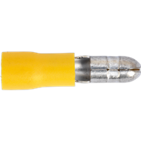 SEALEY Bullet Terminal Ø5mm Yellow Pack Of 100 | YT21 | GSF Car Parts