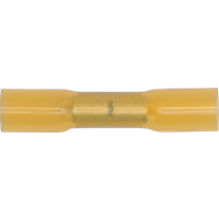 SEALEY Heat Shrink Butt Connector Terminal Ø6.8mm Yellow Pack Of 50 | YTSB50 | GSF Car Parts