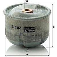 MANN Oil Filter - Centrifuge | ZR700X | GSF Car Parts