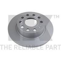 2 NK Bremsscheiben + Beläge hinten Audi A3 Seat Altea Skoda Yeti VW Eos Golf Jetta