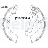 Delphi Bremsbacken hinten Kia Picanto