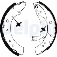Delphi Bremsbacken hinten Citroen Fiat Peugeot Toyota