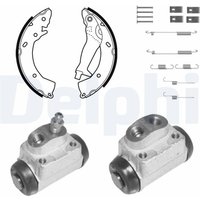 Delphi Bremsbacken vormontiert hinten Hyundai Getz