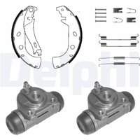 Delphi Bremsbacken vormontiert hinten Fiat Marea Multipla