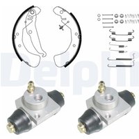 Delphi Bremsbacken vormontiert hinten Opel Astra H