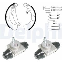 Delphi Bremsbacken vormontiert hinten Opel Combo Vectra