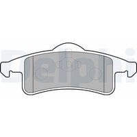 Delphi Bremsbeläge hinten Jeep Grand Cherokee