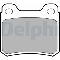 Delphi Bremsbeläge hinten Mercedes 124 190 C-Klasse E-Klasse