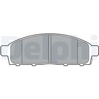 Delphi Bremsbeläge vorne Fiat Fullback Mitsubishi L200