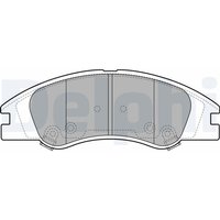 Delphi Bremsbeläge vorne Kia Cerato