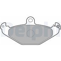 Delphi Bremsbeläge hinten Lotus Elise Exige Opel Speedster TESLA Roadster