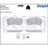 Delphi Bremsbeläge hinten Ford Tourneo Transit