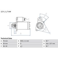 Bosch Anlasser BMW 1er 2er 3er 4er 5er X1 X3 Z4