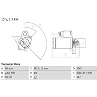 Bosch Anlasser Audi A4 A5 A6 Q5